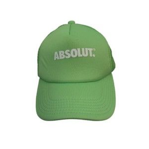Vintage Vodka Os Caps Absolute Neon Green SnapBack Baseball Cap Festival…